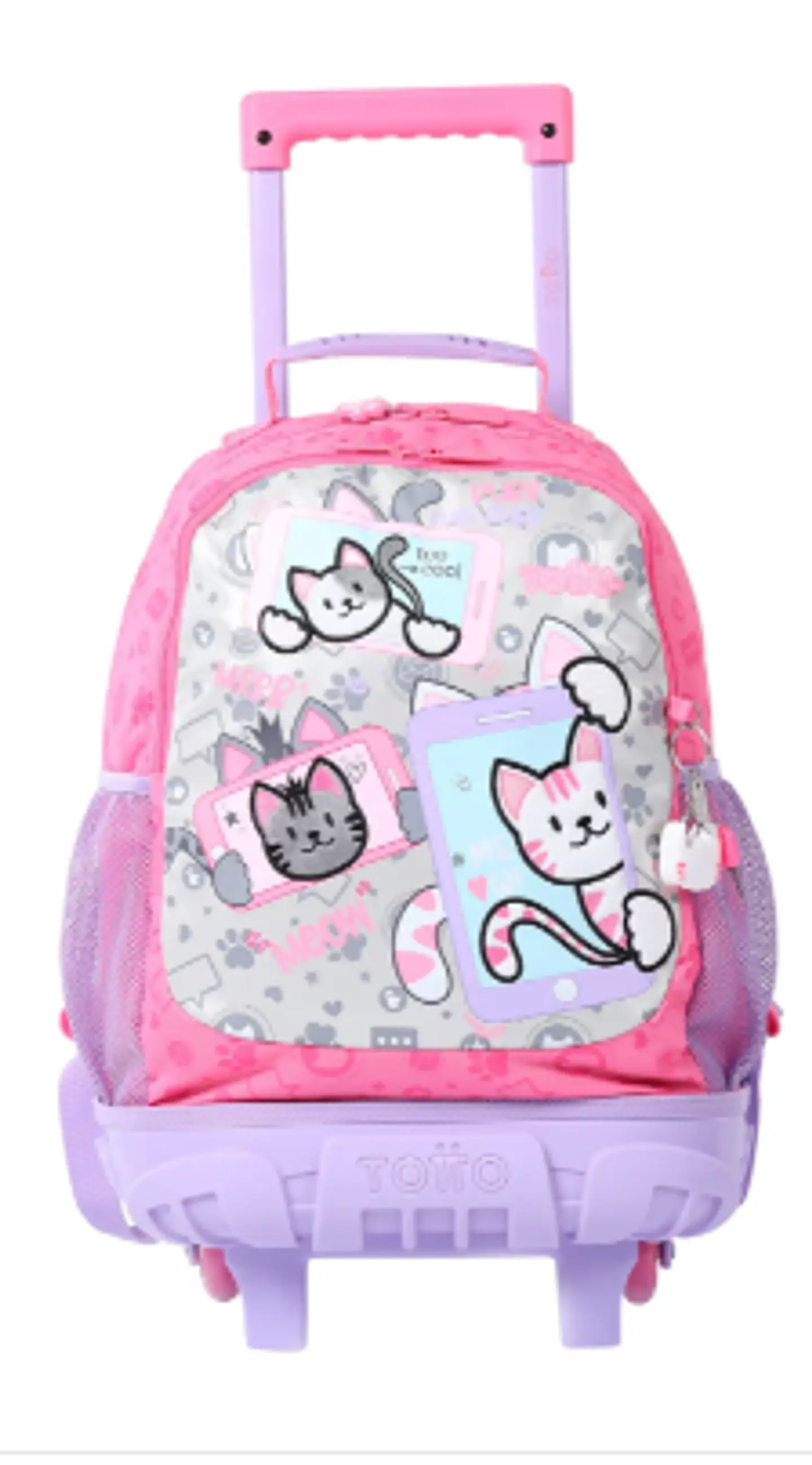 Morral Con Ruedas Niña Rue Bomper Selfie Cat M 1