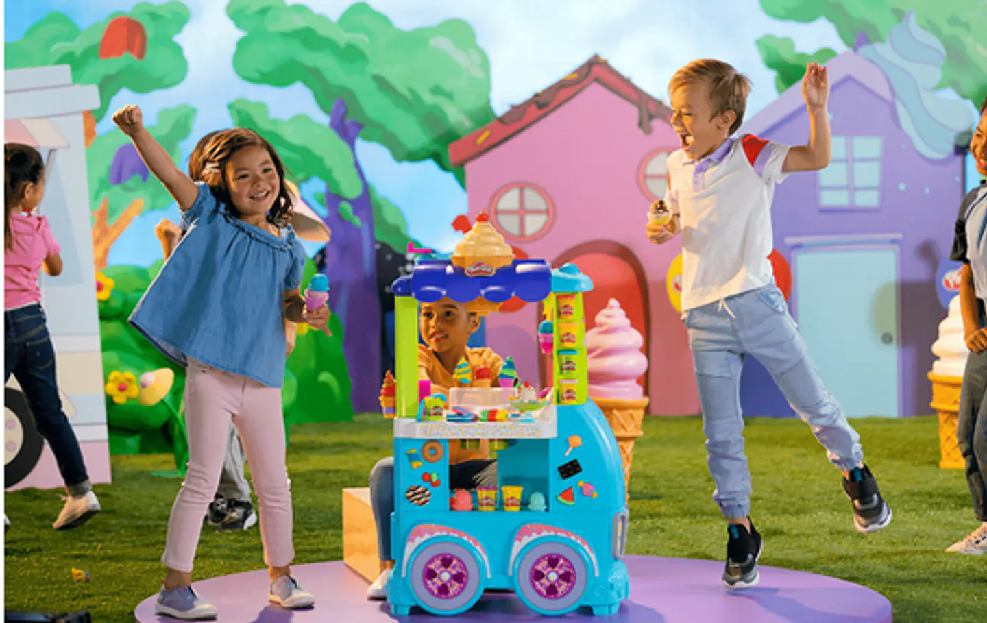 Play-Doh Kitchen Camión De Helados 5