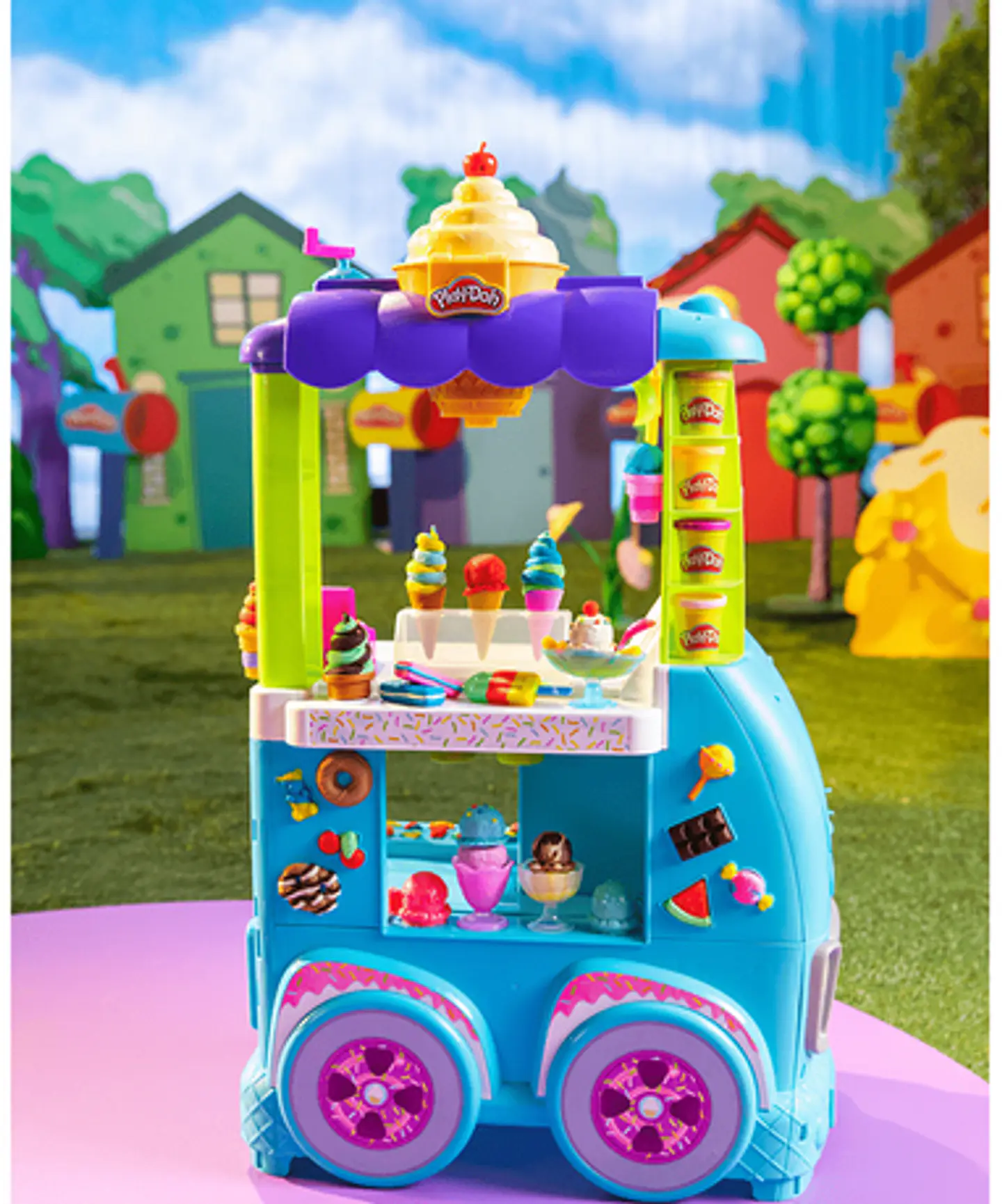 Play-Doh Kitchen Camión De Helados 4