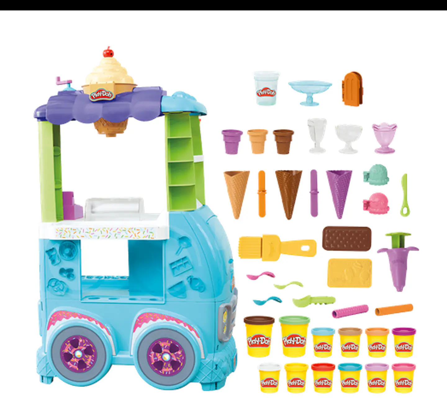 Play-Doh Kitchen Camión De Helados 3