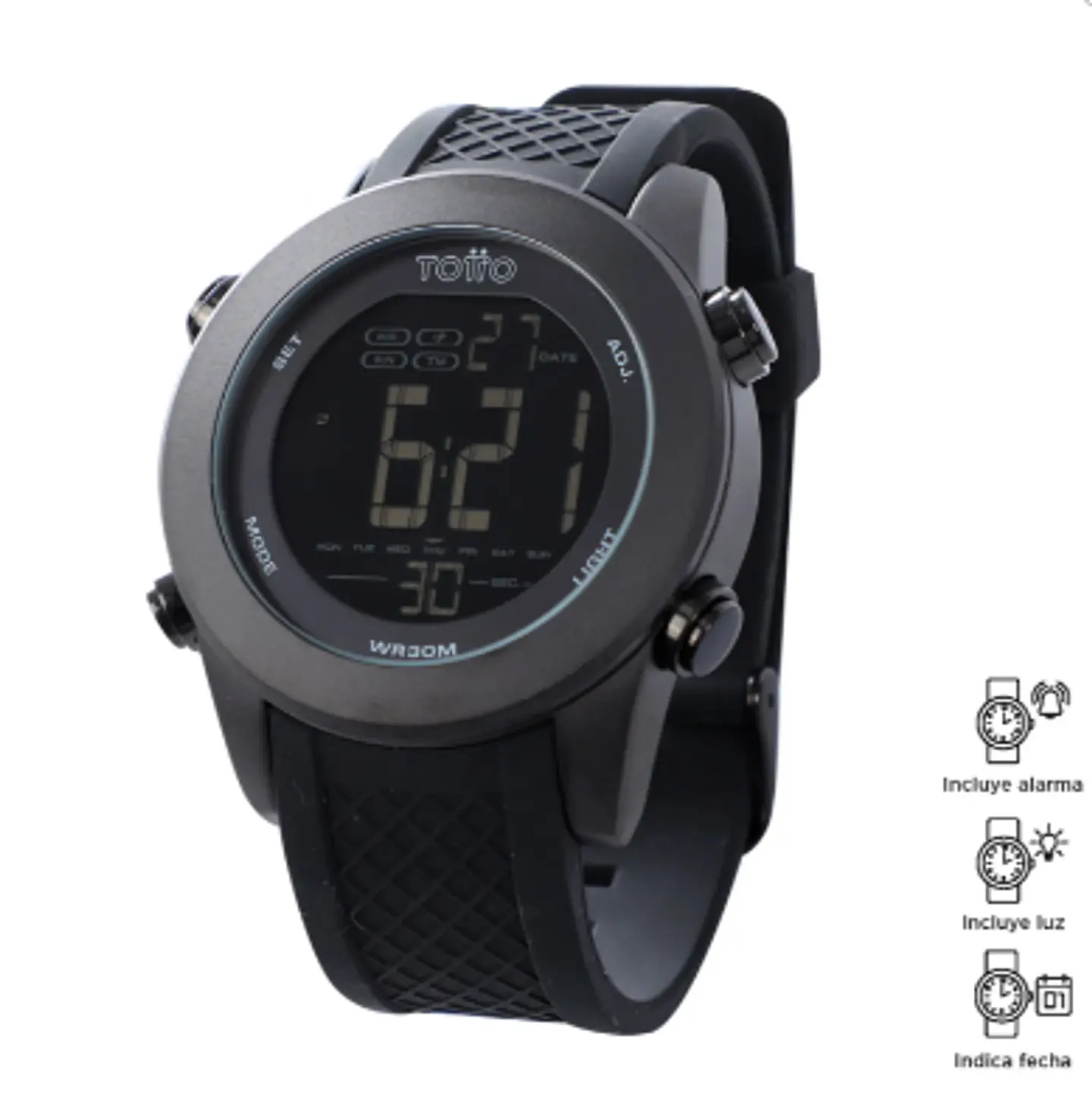 Reloj Digital  Totto 3 Atm Digy 6