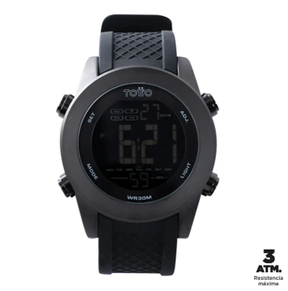 Reloj Digital  Totto 3 Atm Digy 7