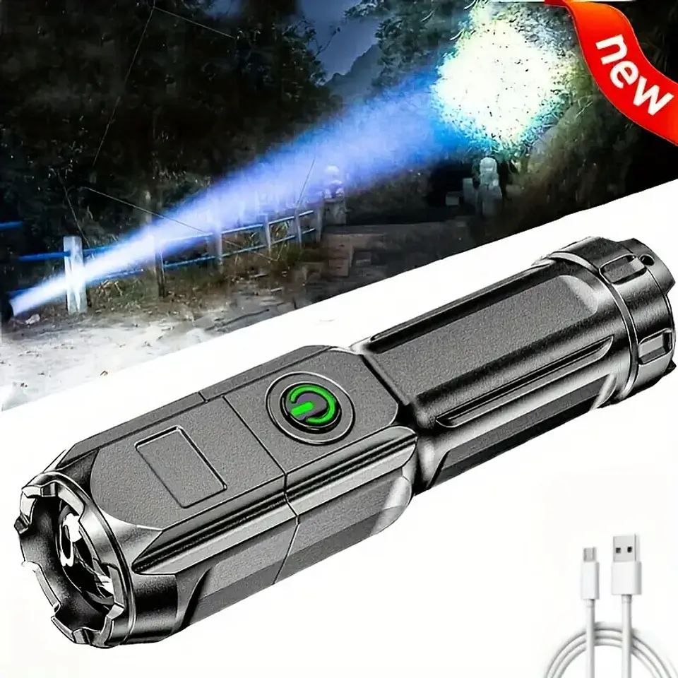 Linterna Portatil con Zoom 12