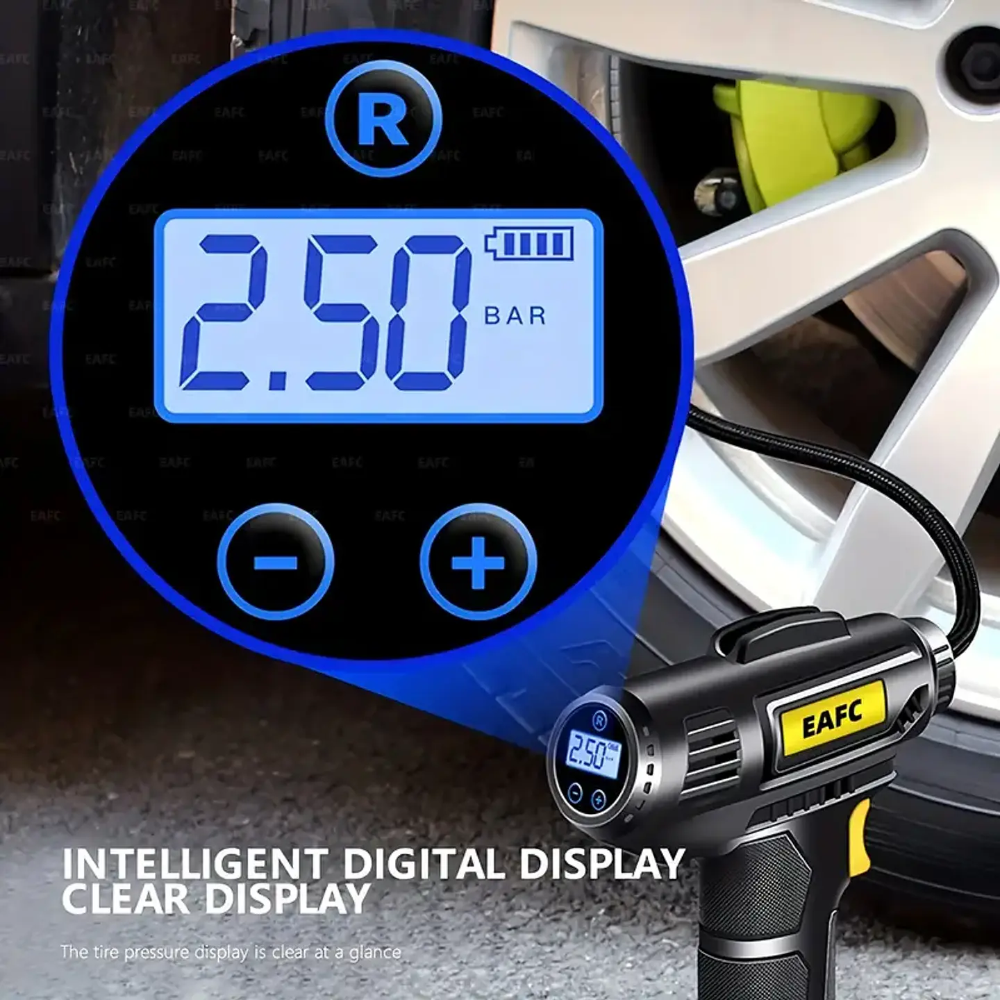 Compresor de Aire Portátil 120W 7