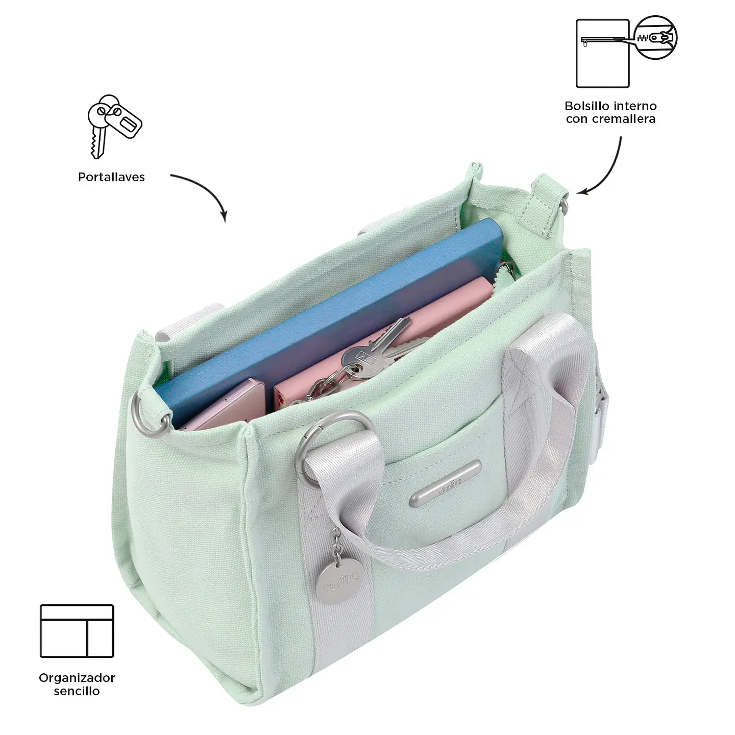 Bolso Totto  T-Bag S 5