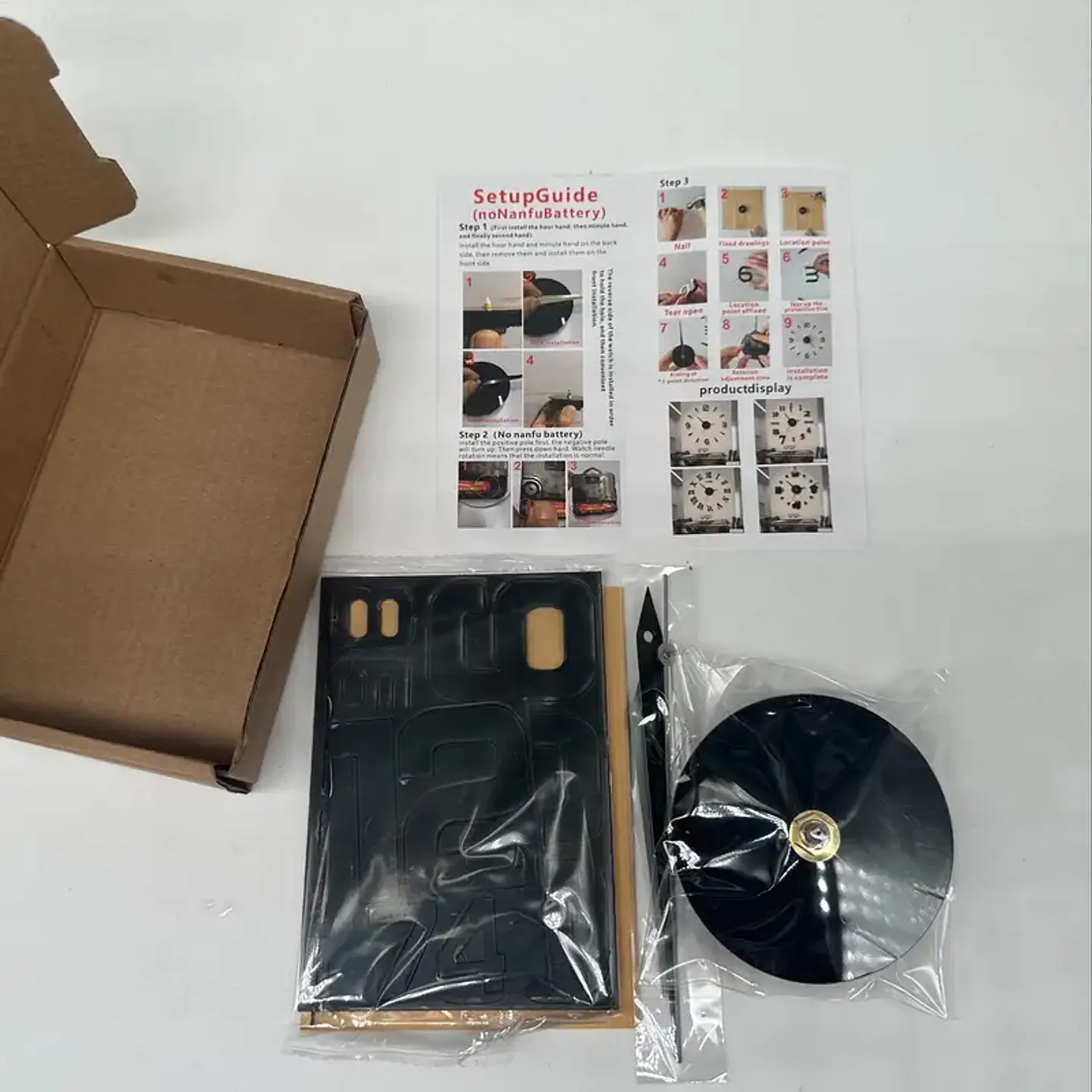 Reloj De Pared Digital 3D  3