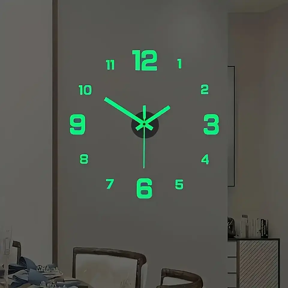 Reloj De Pared Digital 3D  4