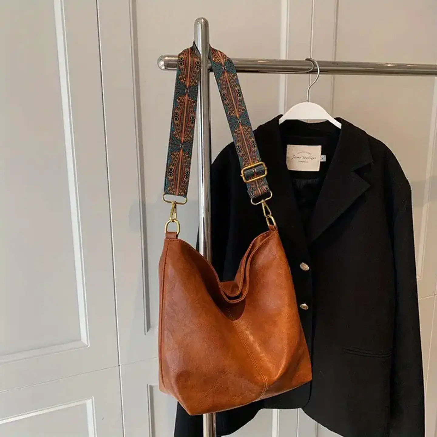 Bolso  Hombro Correa Geometrica 2