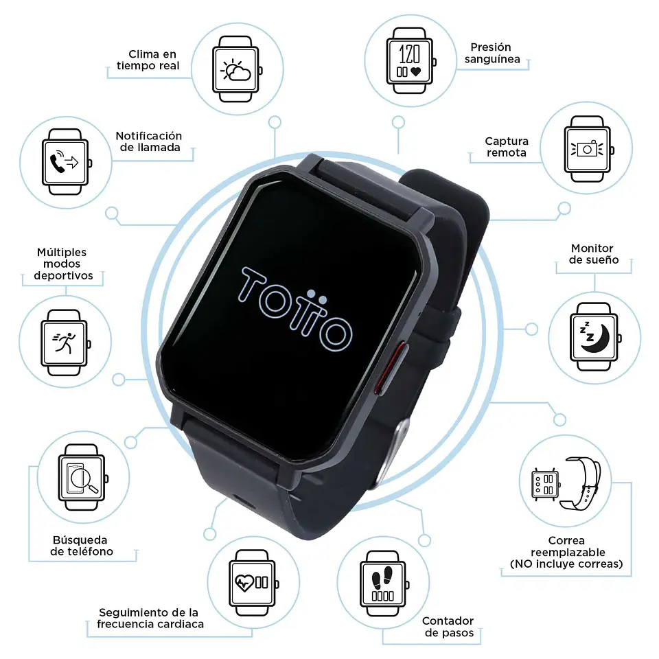 Reloj Inteligente Totto  Smart F12 Pro 6 2