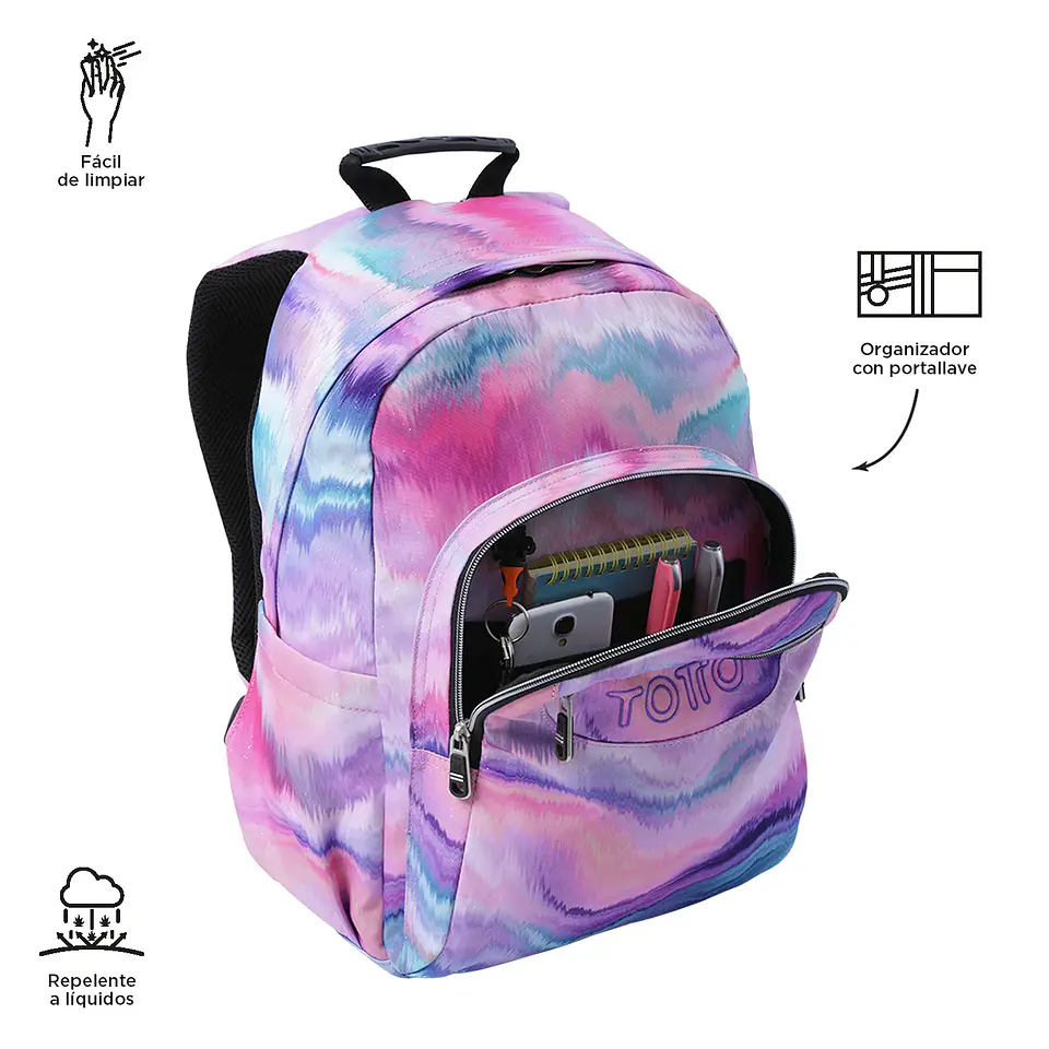Morral  Totto Acuarela Glitter 27