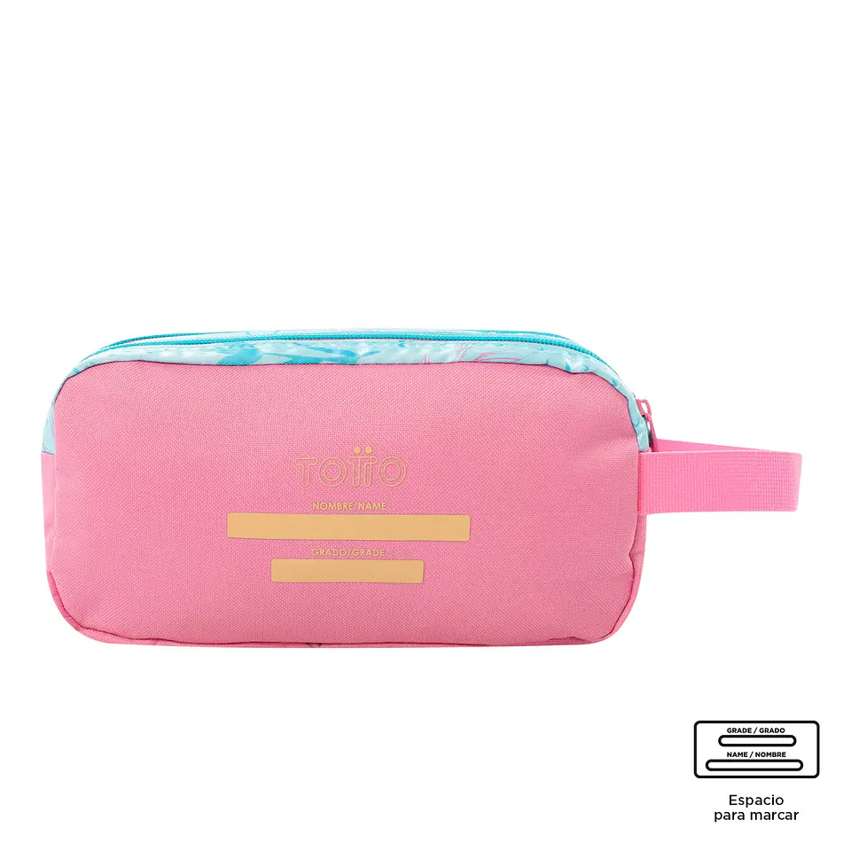 Cartuchera Totto escolar Frozen Destiny Azul 4