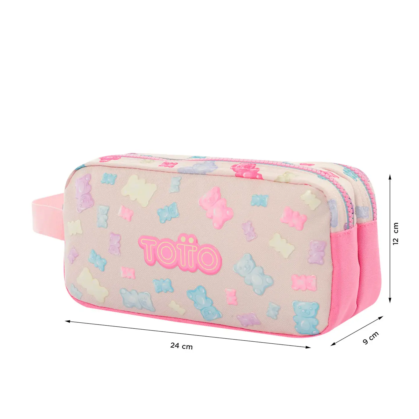 Cartuchera escolar Totto Gummy Bear Rosado 2