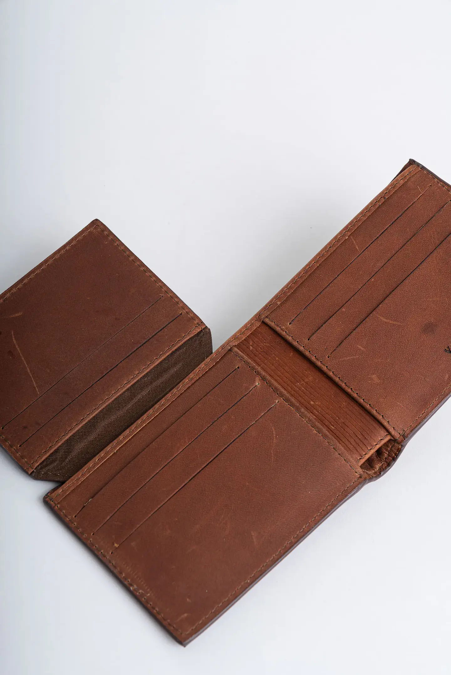 Kit Velez Billetera Y Llavero De cuero Vintage  4