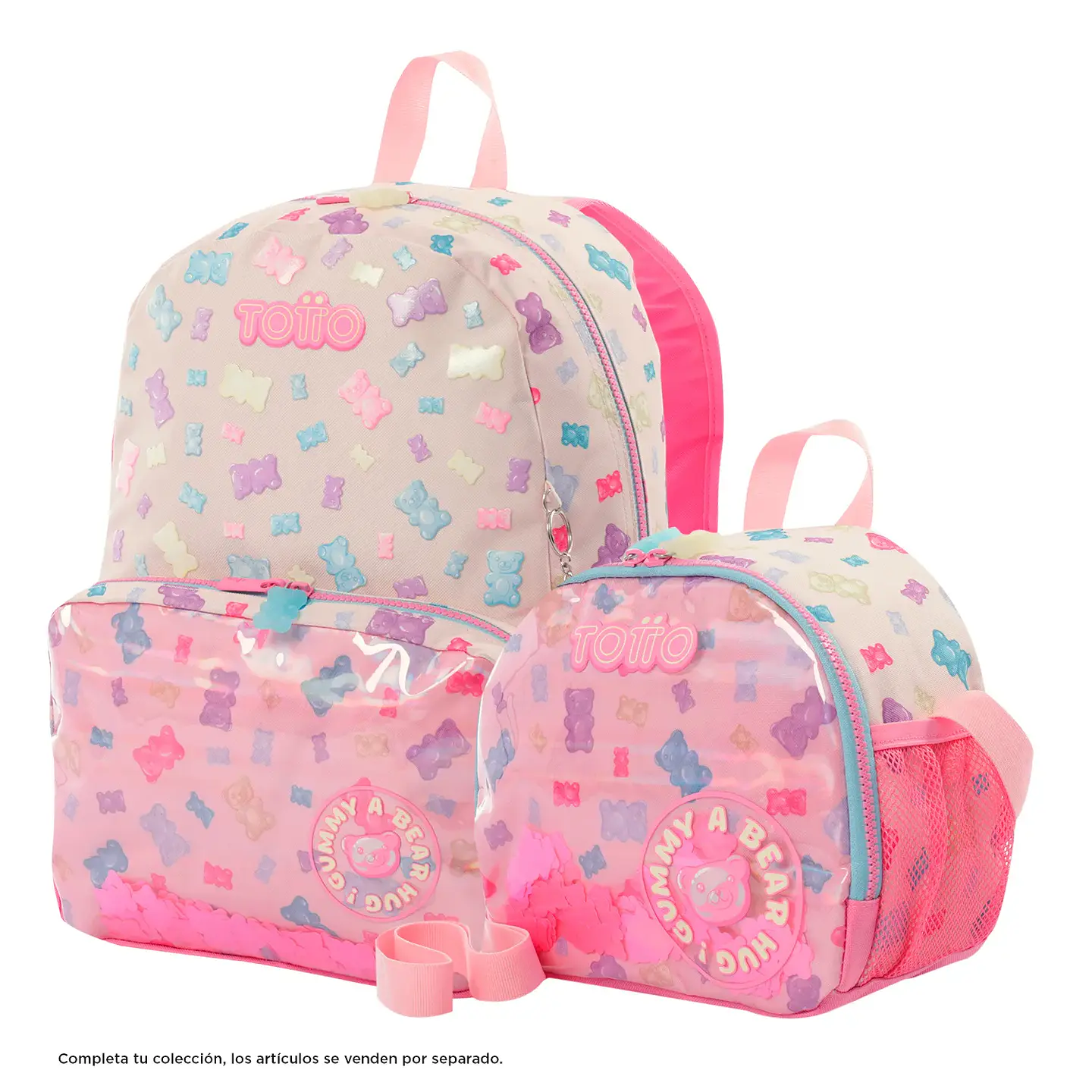Lonchera Con Aislamiento Térmico Gummy Bear Rosado 2