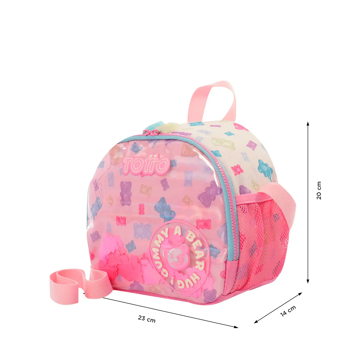 Lonchera Con Aislamiento Térmico Gummy Bear Rosado 5