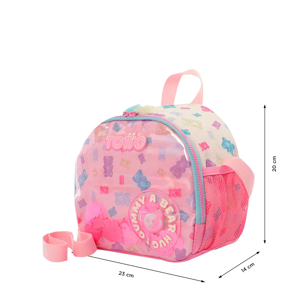 Lonchera Con Aislamiento Térmico Gummy Bear Rosado 5