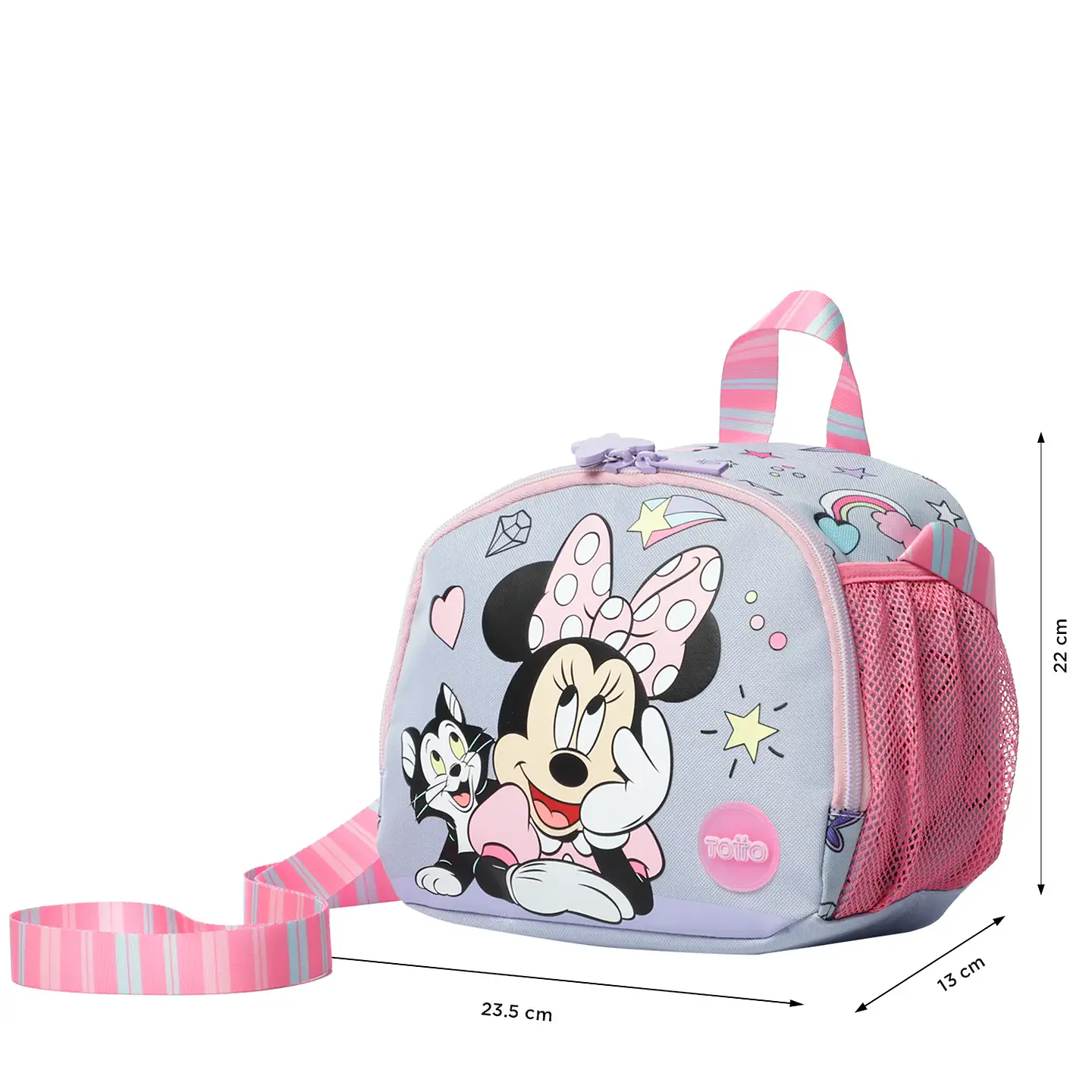 Lonchera con Aislamiento Térmico Minnie Gris 5
