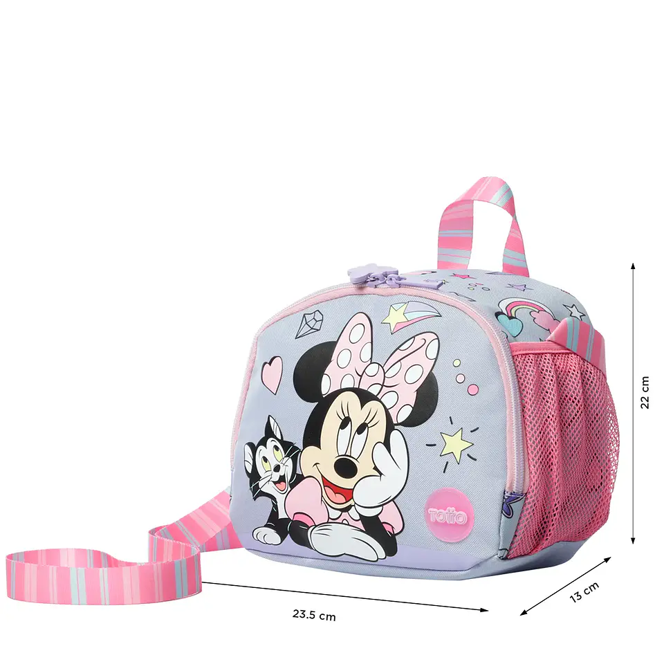 Lonchera con Aislamiento Térmico Minnie Gris 5
