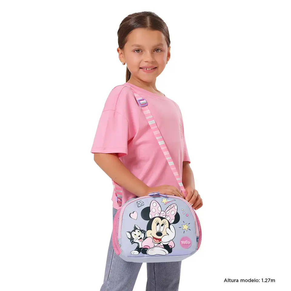Lonchera con Aislamiento Térmico Minnie Gris 7