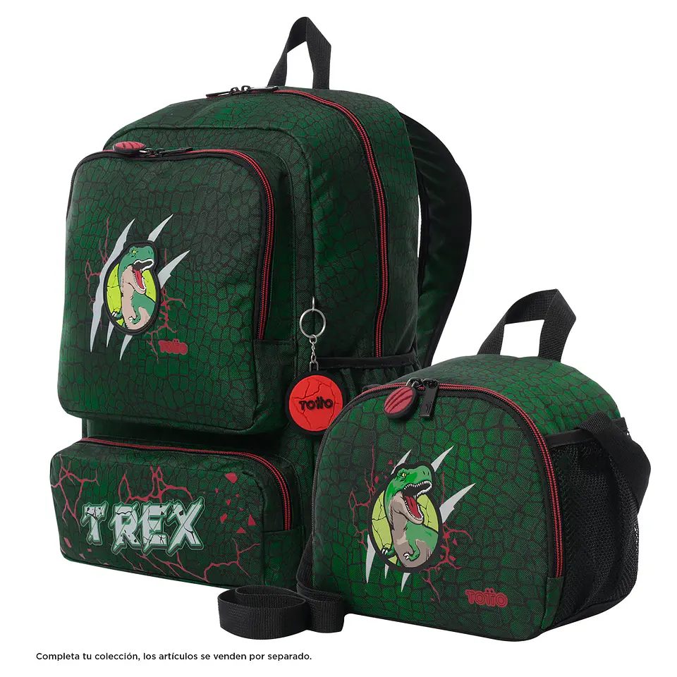 Lonchera con Aislamiento Térmico Rex Dino Verde 3