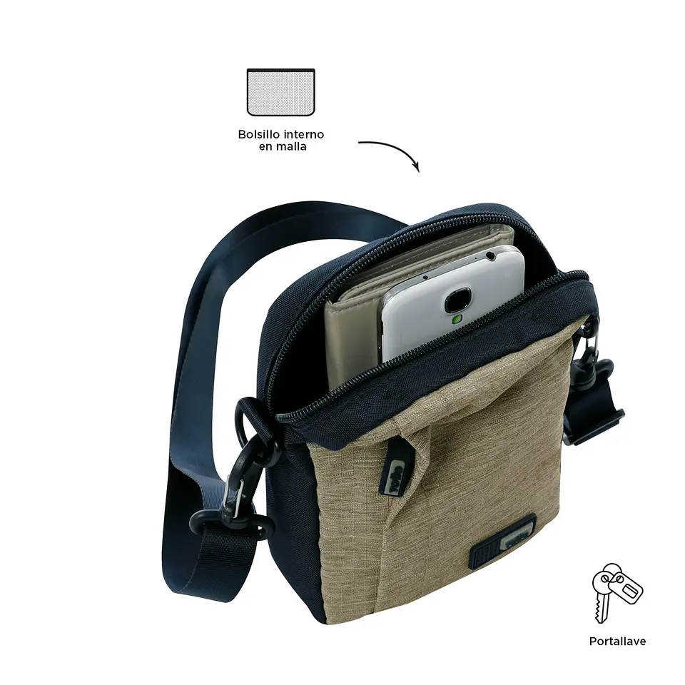 Bolso Totto Hombre Crossbody Balao 3.0  2