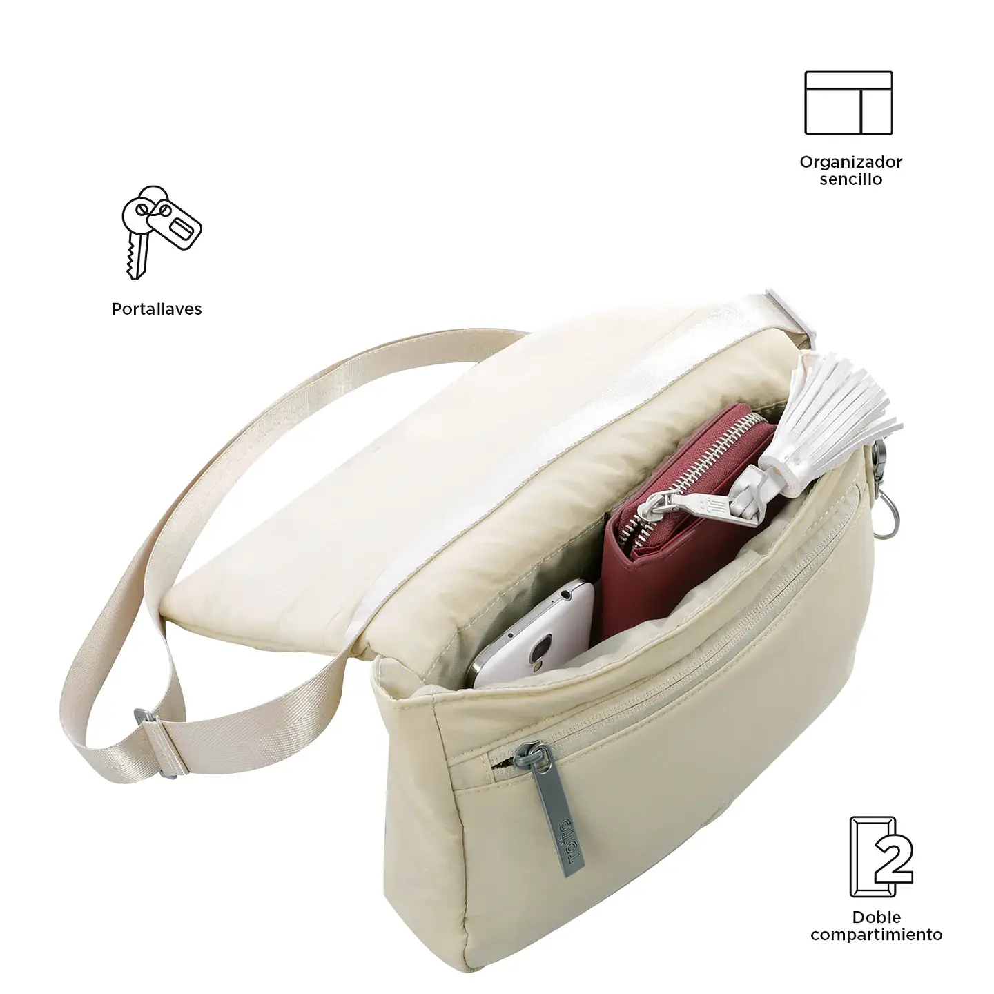 Bolso Totto para Mujer Ambar 2