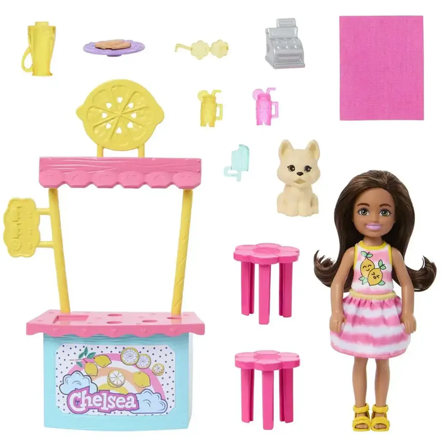 Set de Juego  Barbie Chelsea Puesto de Limonada 2