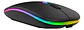 Mouse Inalámbrico Bluetooth Pc Cel Tablet Recargable Negro - Miniatura 11