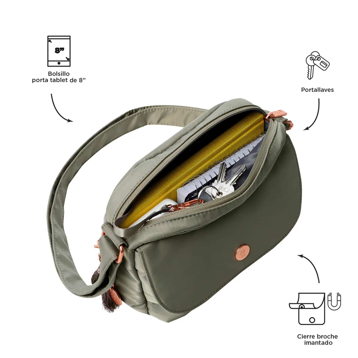 Bolso Totto P Tablet Corneana 2.0 14
