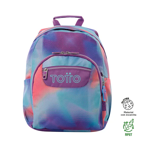 Morral Totto Juvenil  Gommas Glitter 