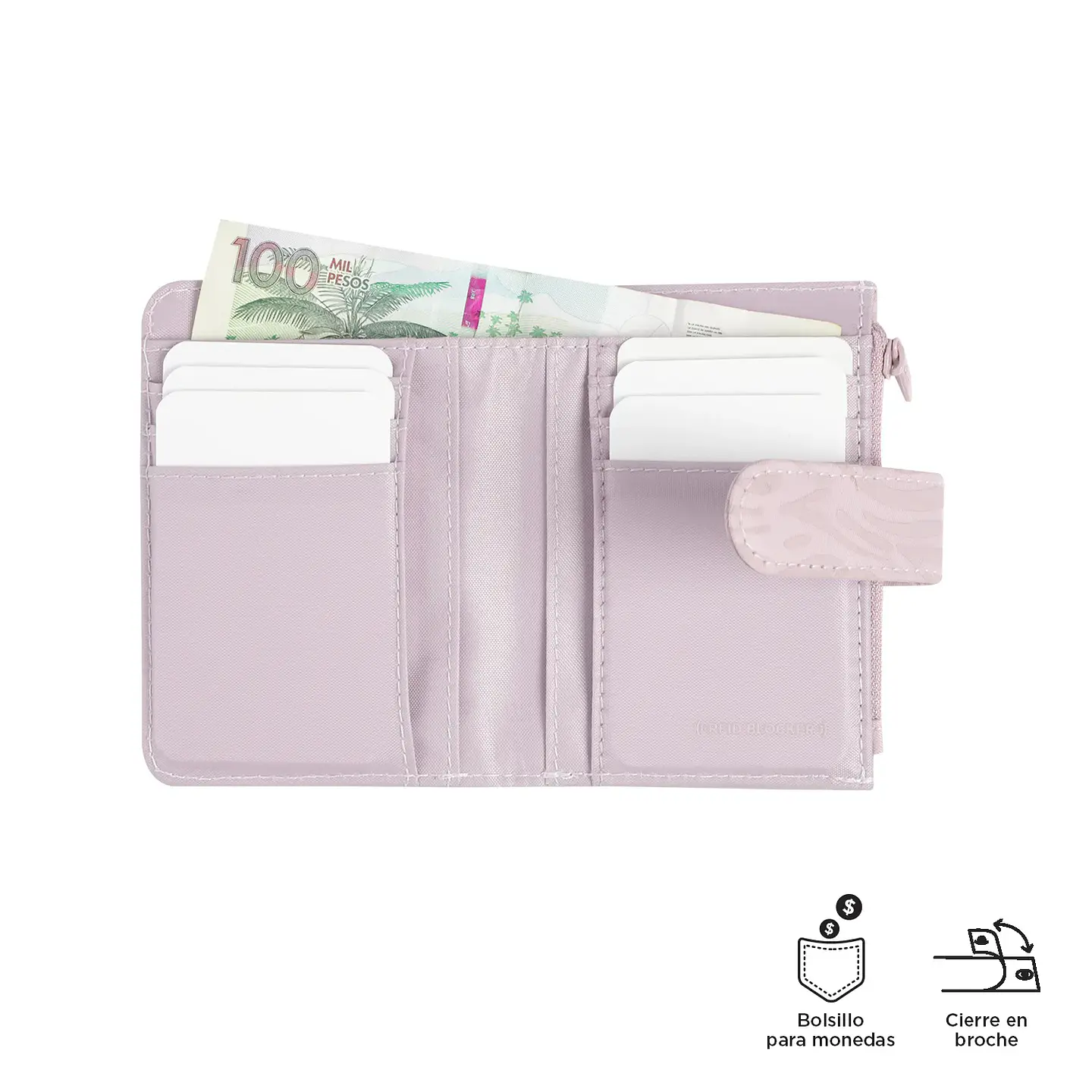 Billetera  Totto Texture Dull con RFID Blocker 9