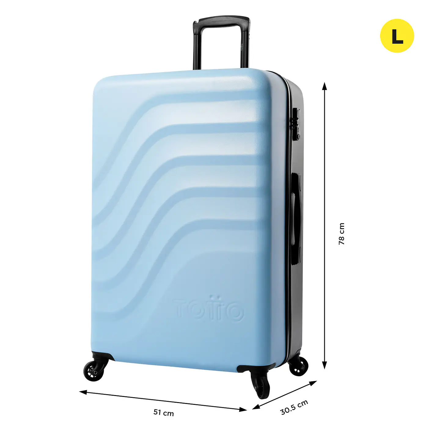 Maleta De Viaje Totto 23 Kg Bazy  L 4