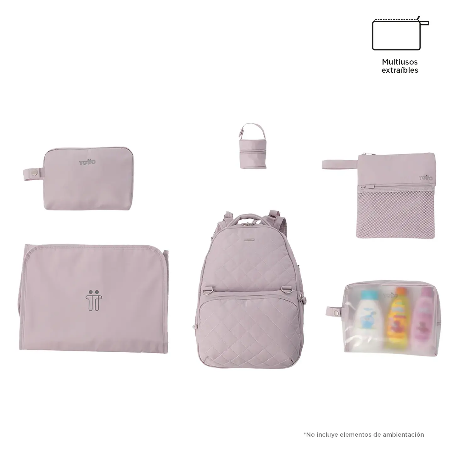 Morral Pañalera Totto Babybao 2.0 Bolsillos Térmicos 2