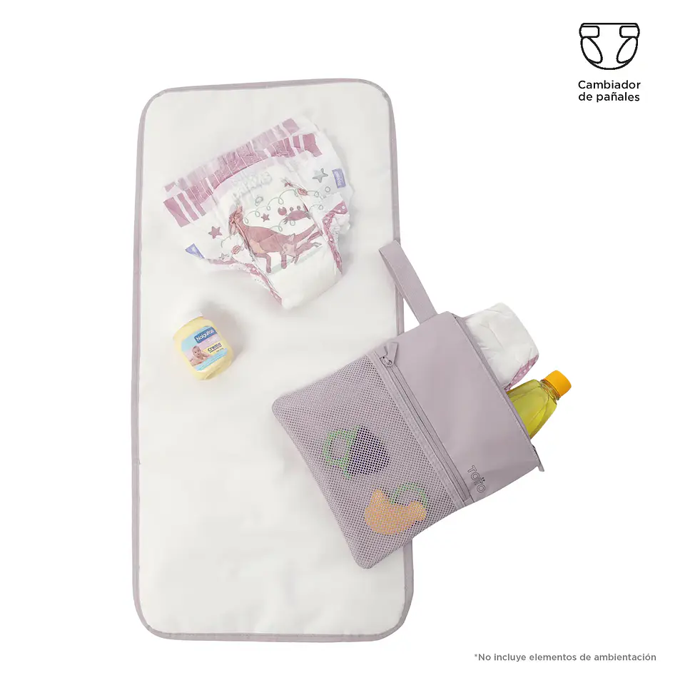 Morral Pañalera Totto Babybao 2.0 Bolsillos Térmicos 3