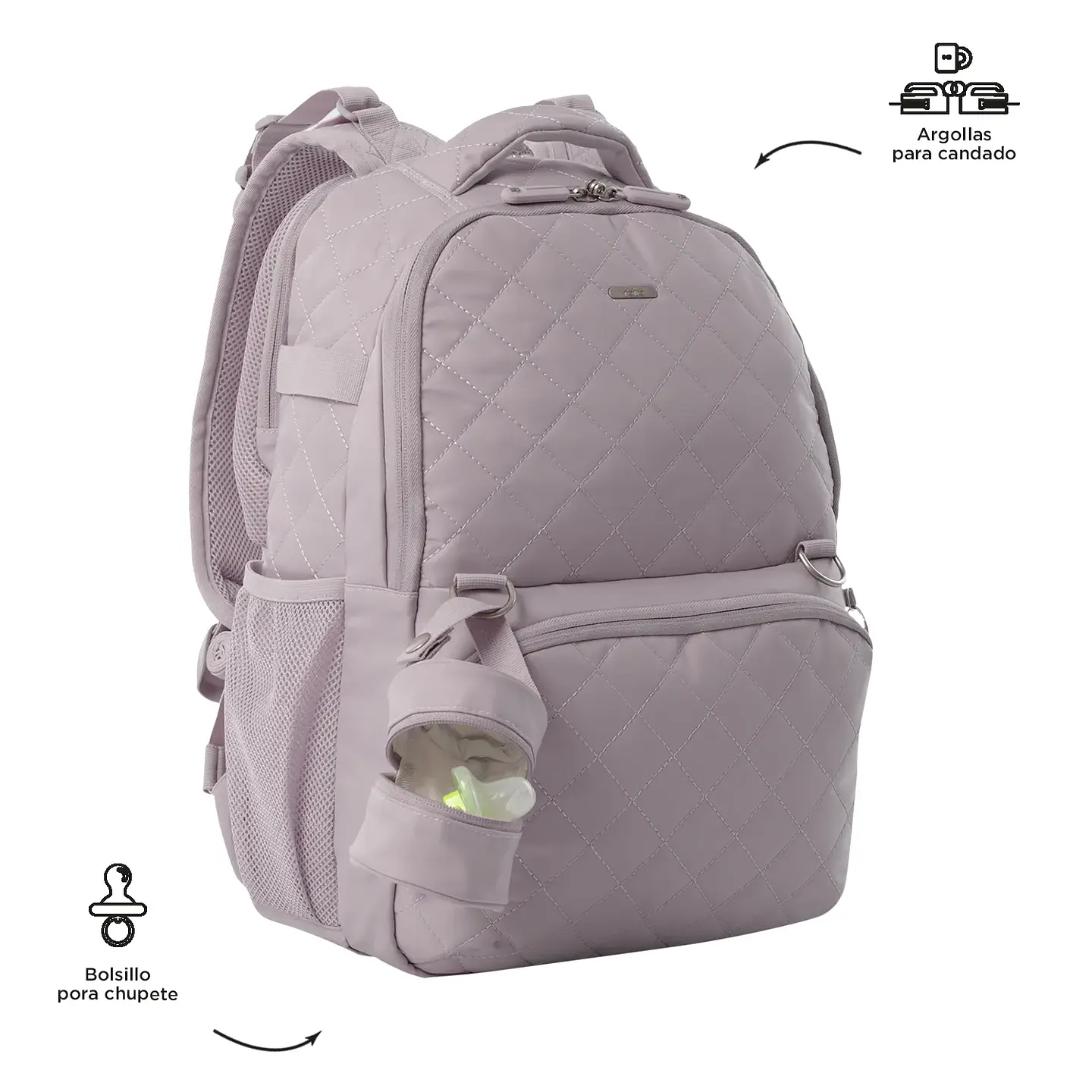 Morral Pañalera Totto Babybao 2.0 Bolsillos Térmicos 4