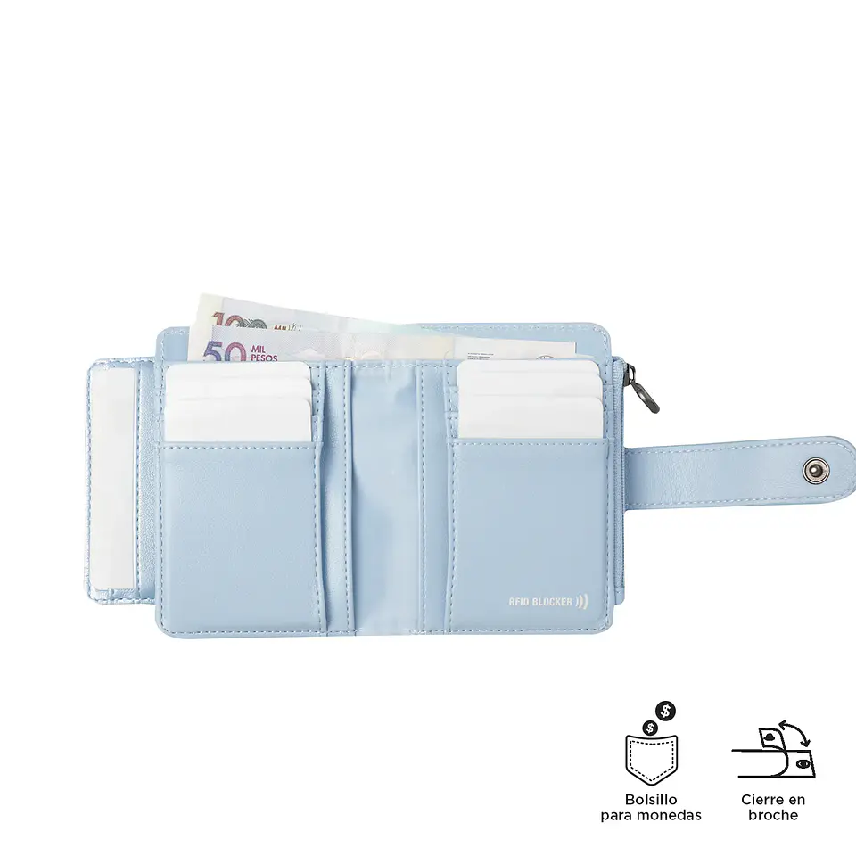 Billetera Totto Style Dull Con Rfid  8