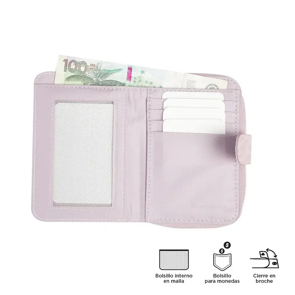 Billetera  Totto Texture Twi con RFID Blocker 4