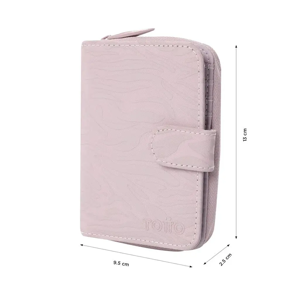 Billetera  Totto Texture Twi con RFID Blocker 6