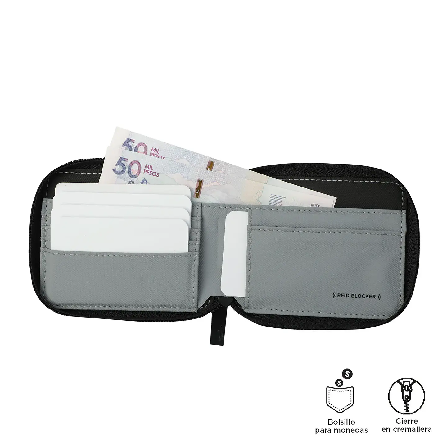 Billetera Totto Contrast Mad 2.0 con RFID Blocker 3