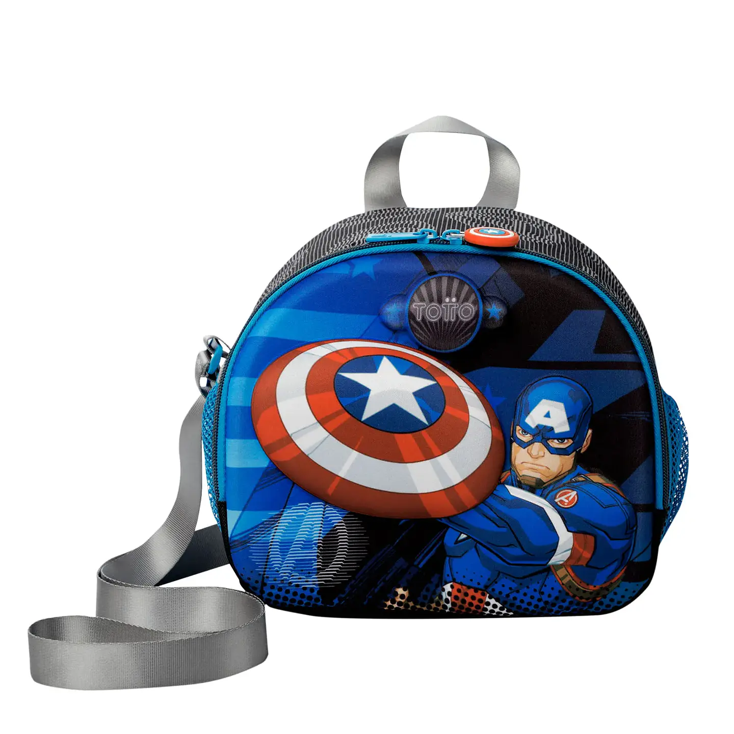 Lonchera Térmica Totto Avengers Capitán América  1
