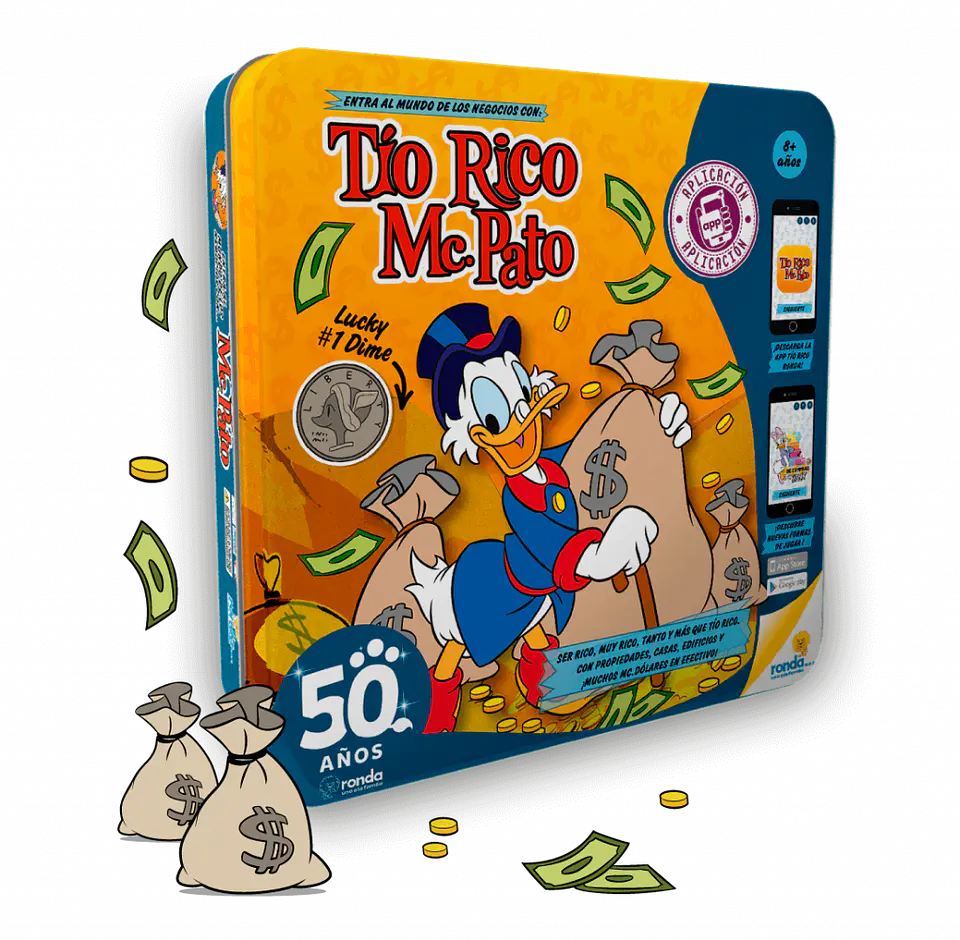 JUEGO TIO RICO MC. PATO PREMIUM LATA 1