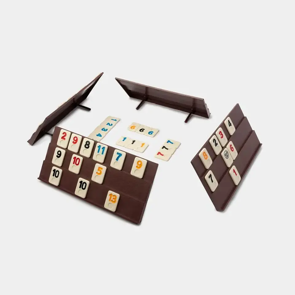 JUEGO RUMMI DE LUJO CAJA METALICA 2