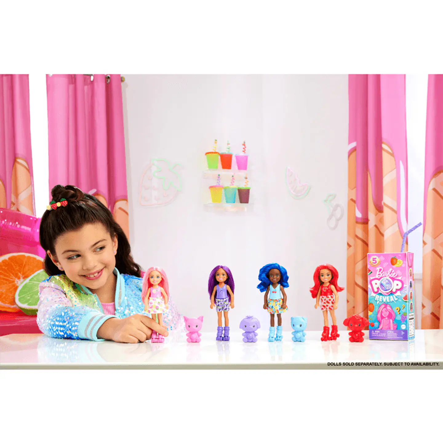 Barbie Pop Reveal Muñeca Serie de Frutas Chelsea 6
