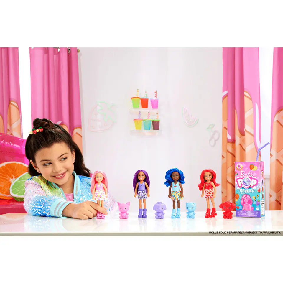 Barbie Pop Reveal Muñeca Serie de Frutas Chelsea 6