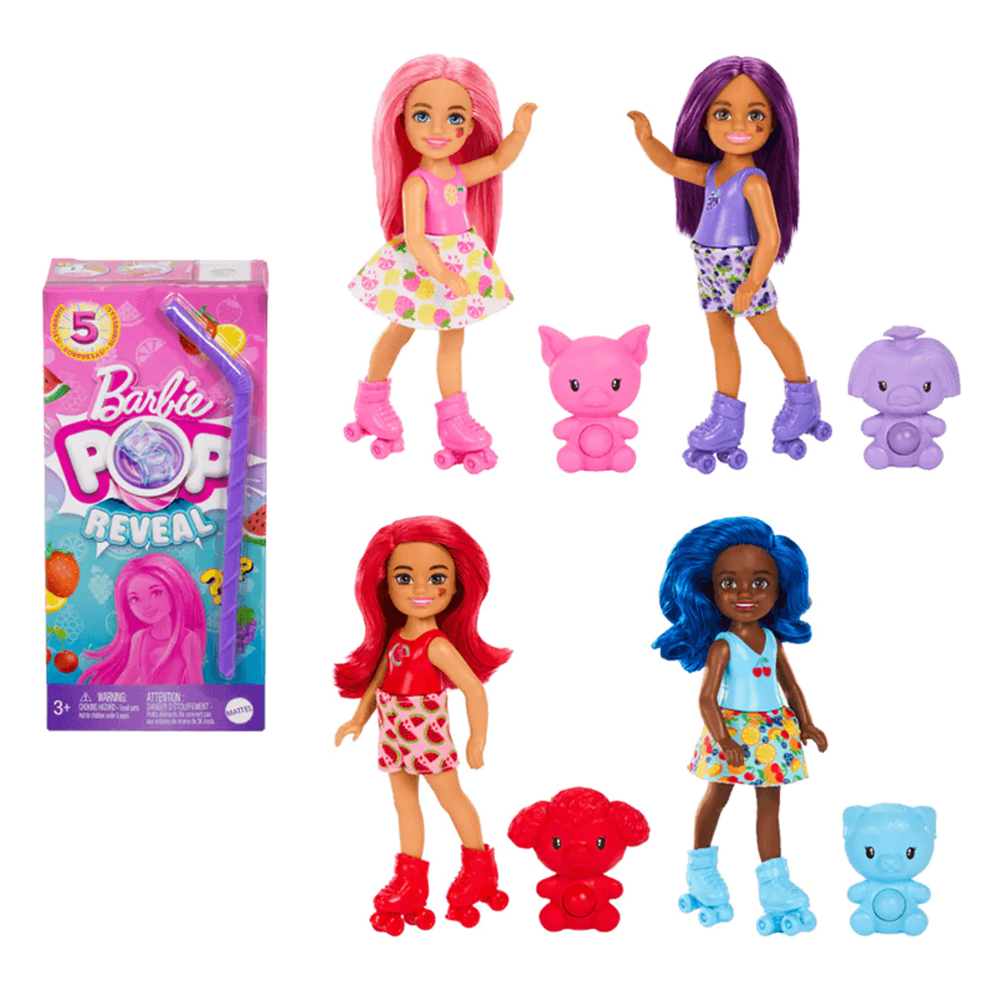 Barbie Pop Reveal Muñeca Serie de Frutas Chelsea 7
