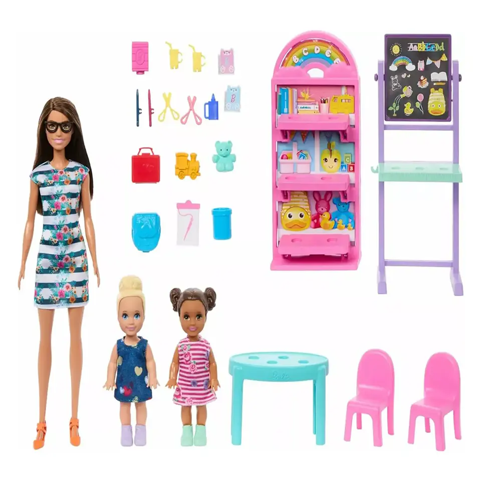  Barbie Set De Juego Primer Día De Clases 3