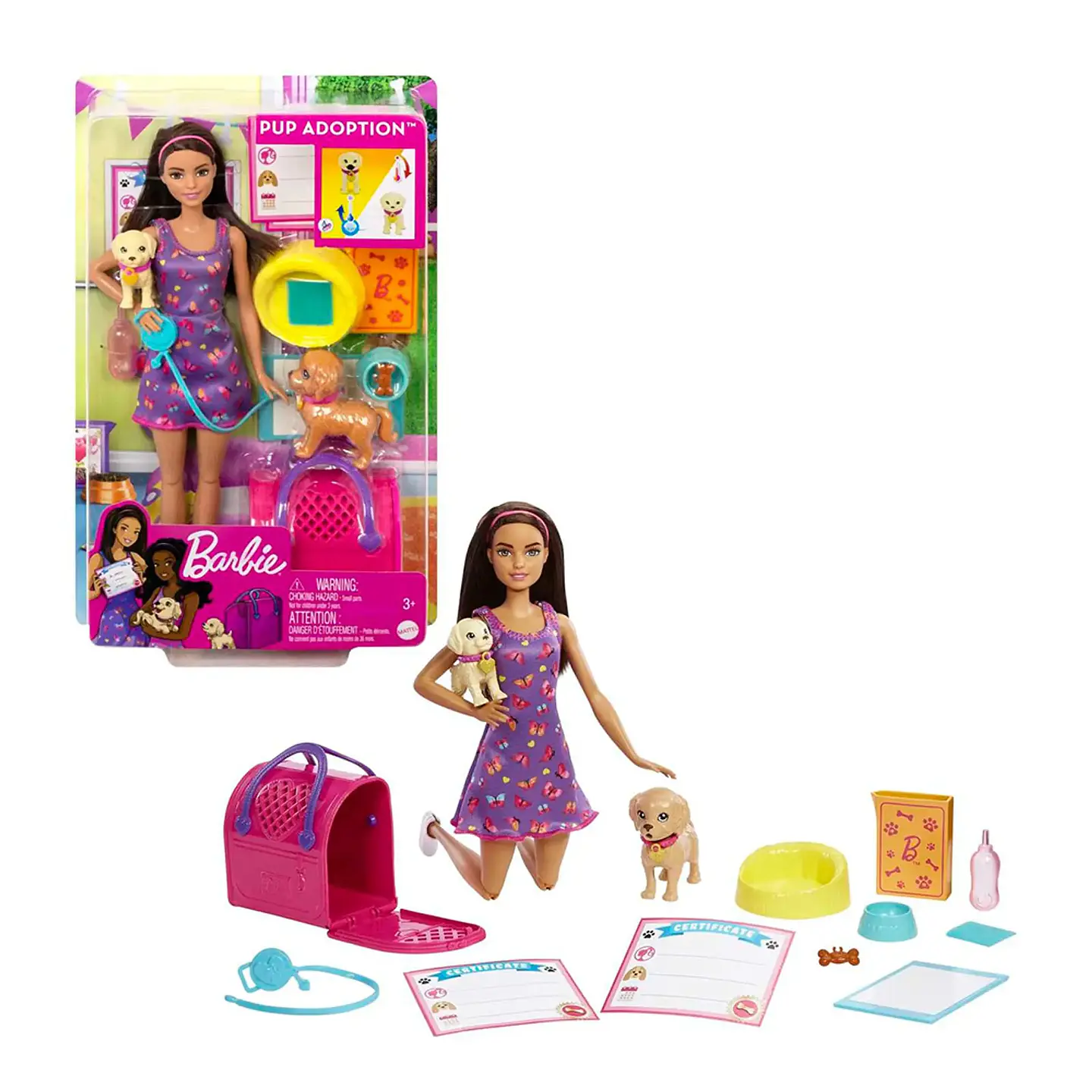 Barbie Set De Juego Adopta Un Perrito 3