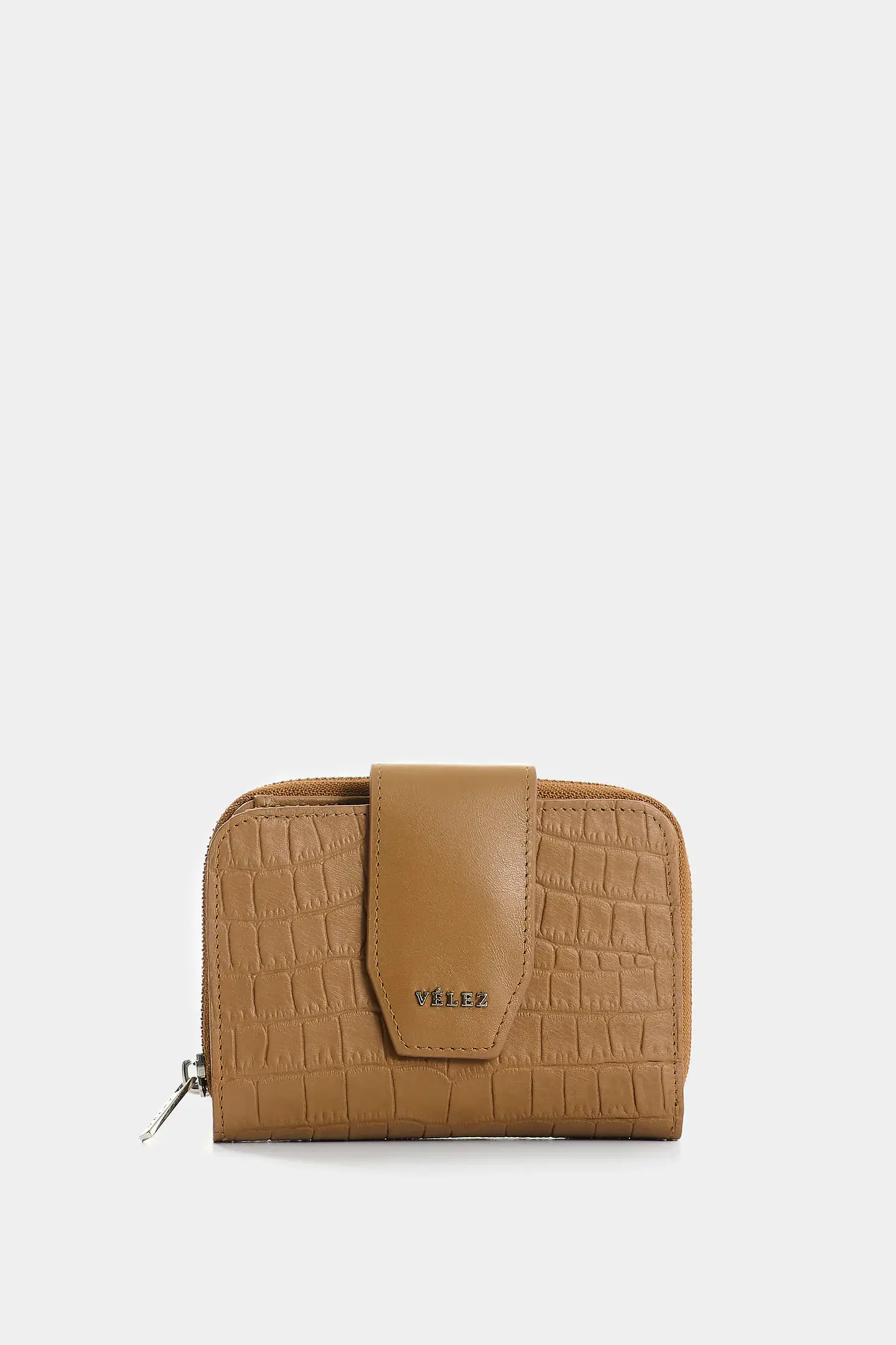 Billetera  Velez Hiedra de cuero para mujer grabado 5