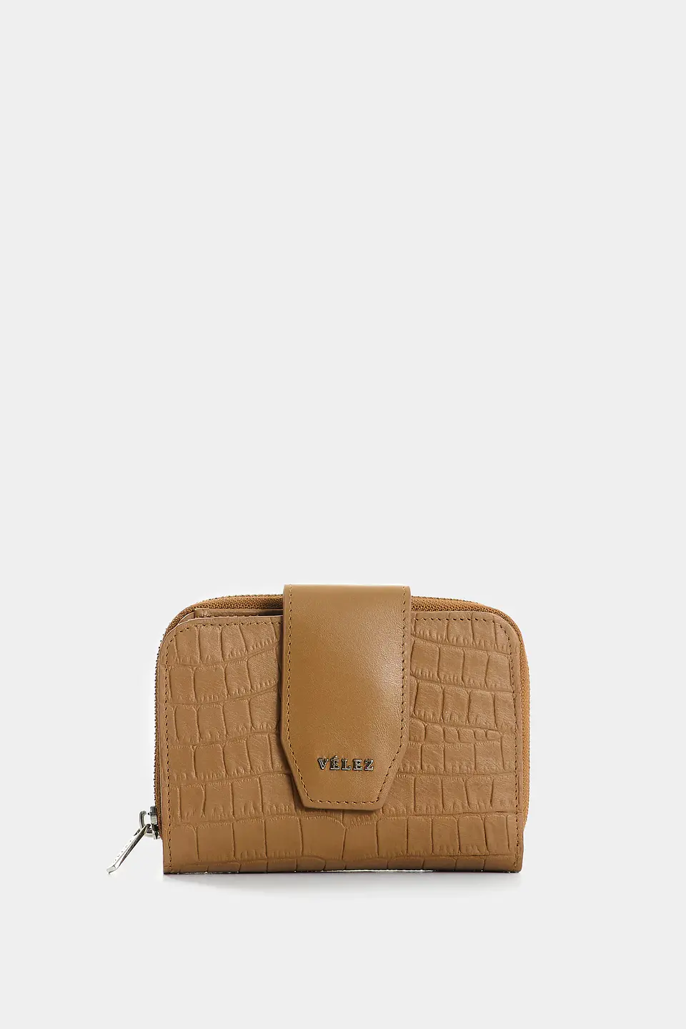 Billetera  Velez Hiedra de cuero para mujer grabado 5