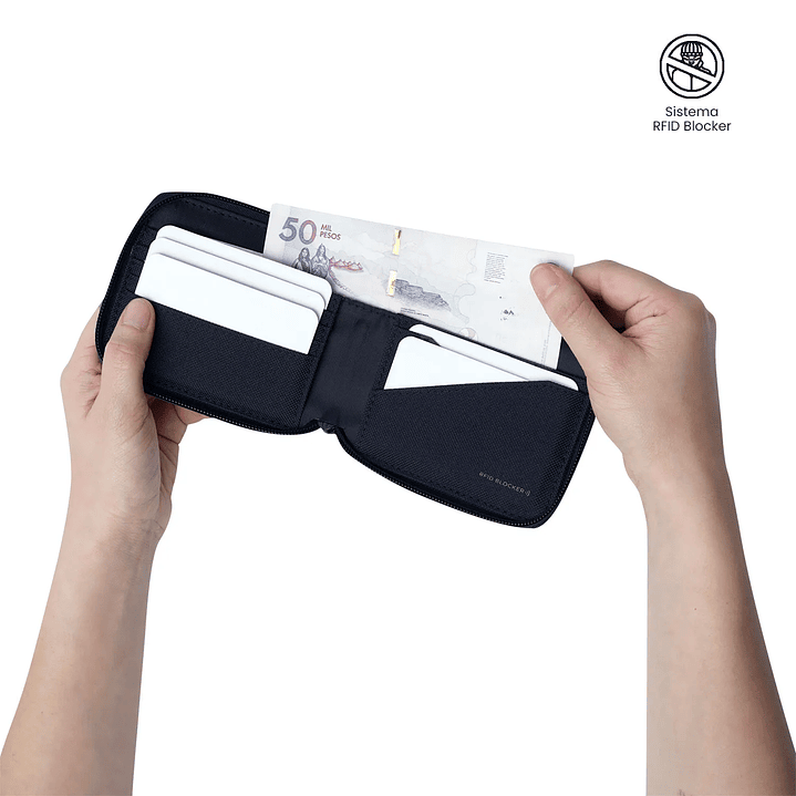 Billetera Totto Wood Con FID Blocker 7